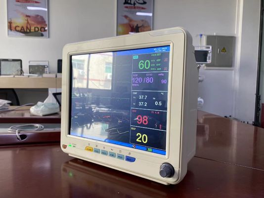 Portable Multi Parameter Monitor Pasien Dengan EKG SPO2 NIBP Dan Pengukuran Temp
