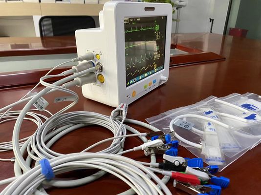 8.4 inci TFT LCD Monitor Multi Parameter Veteriner Dengan EtCO2 EKG SPO2 NIBP Temp