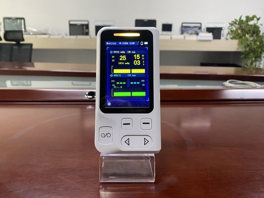 Hewan peliharaan Alat Capnography Portable Handheld Monitor Multiparameter Veterinary